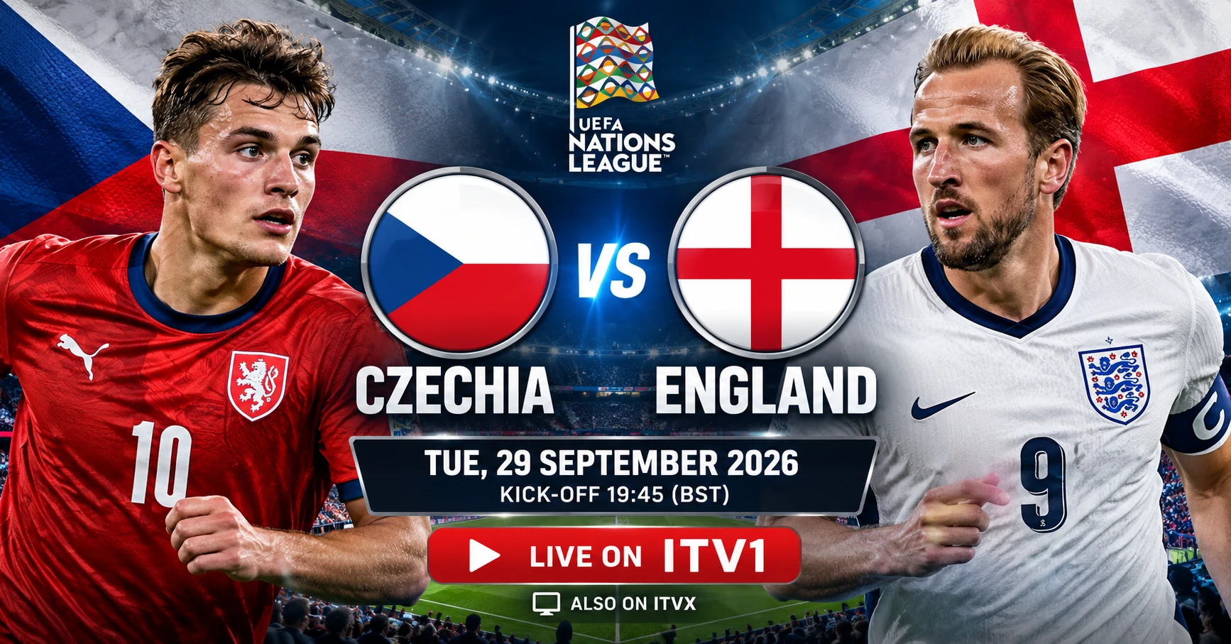 Czechia vs England Live Stream: When Is It, What Time Is Kick-Off and What TV Channel Is It On?